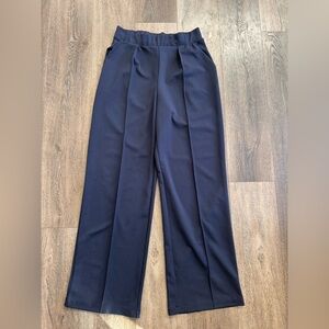 H&M Navy Blue Wide Leg Trousers, women’s size medium